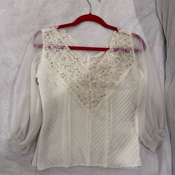 Lee Mar top size S/M women’s blouse - Picture 1 of 6